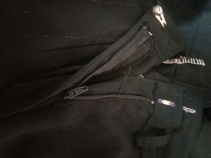 Black Straight Woman Trousers
