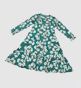 White Floral Dress with Shrug