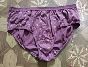 Purple Printed Underwear