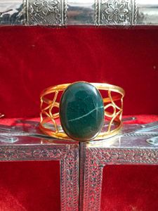 Beautiful Gemstone Gold Cuff Bracelets