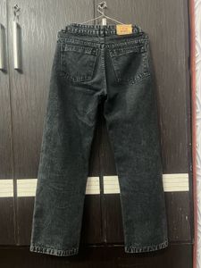 Charcoal Wide Leg Jeans
