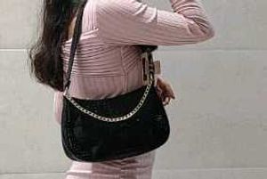 Chic Black Shoulder Bag