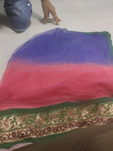 Pink &amp; Purple Dupatta