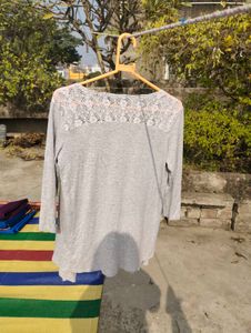 Gray Open Front jacket