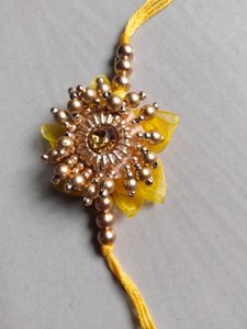 2 set Jaipuri floral Design Rakhi and lumba
