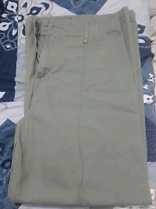 Olive Green Wide Leg Pants