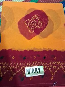 MIKKY Bandhani Saree - Traditional Style