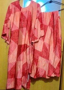 Ethnic Kurta with umbrella plazzo