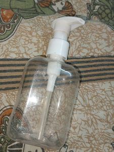 2 Empty Pump Plastic Bottle