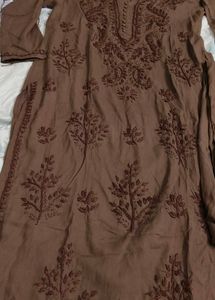 Brown Lucknowi Plazopair