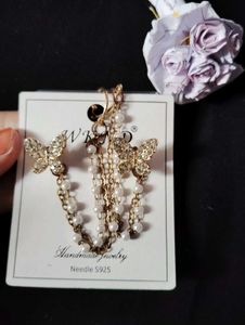 Butterfly Chain Earrings