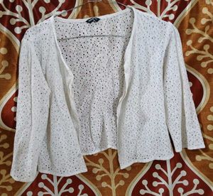 White Lace Shrug