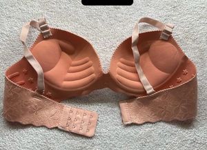 Peach Soft Pushup Bra 🧡