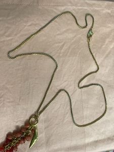 Boho Beaded Pendant Necklace