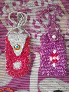 Beautiful Woolen Mobile Covers Pack Of 4