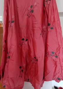 Grey Embroidered Ethnic Top &amp; Dupatta