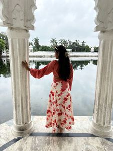 Floral Skirt And Top🌸🌷
