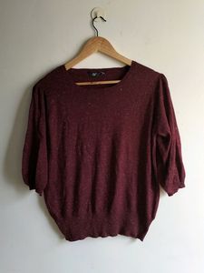 Brand New Acrylic Shimmery Lite Weight Sweater