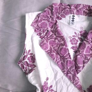 Floral Collared Tunic