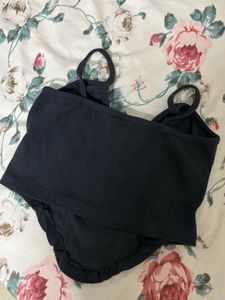 Black Corset Style Top