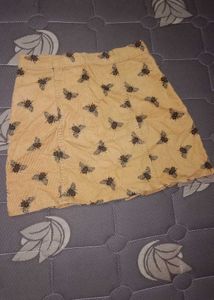 Yellow Mini Skirt