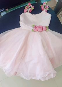 Baby Pink Frock 3-4 Years