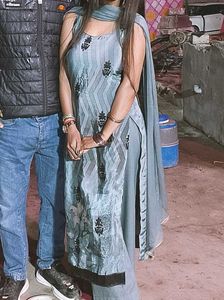 Long Kurti Pant Suit.
