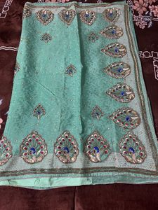 bridal  / wedding function saree with blous