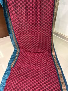 Vintage Polka Dot Saree