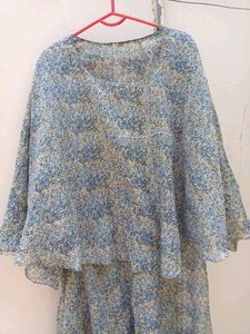 Customised Dress With Cape