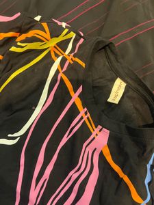 Abstract Print Crop Top