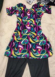Funky Pattern Swimsuit
