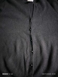 Vintage Button-up Ribbed Cardigan