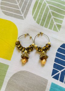 Hoop Jhumka Earrings
