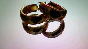 Bold &amp; Elegant Chunky Gold Hoop Earrings🎀✨️