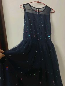 Sparkly Dark Blue Dress