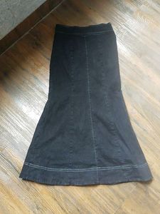 Denim Maxi Skirt