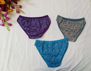 ❤️💫Pack Of Three Floral Print Briefs