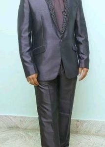 Mens Suit - Brown -