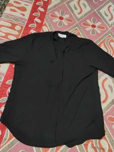 Elegant Black Tunic Top