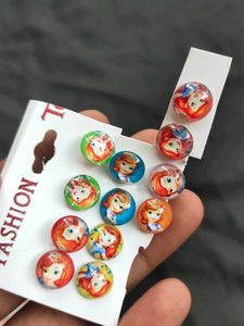 Cute Cartoon Earrings Pp 7 Rs