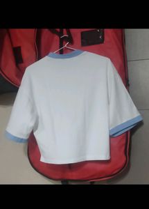 White Croptshirt