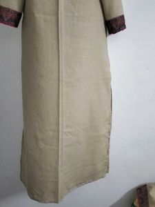 Beige Culottes Pants &amp; Kurta set