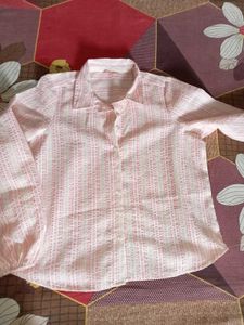 DressBerry Striped Puff Sleeve Shirt