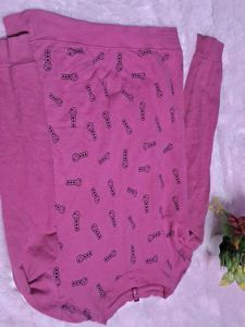 Pink Patterned Sweatshirt