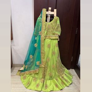 Elegant Embroidered Lehenga Choli