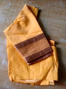 New Saree with Stiched Blouse