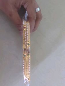 Gold Plated Bangle Set.