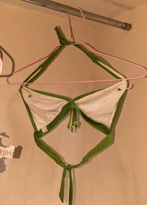 Green bikini top