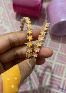 Floral Bangle Set